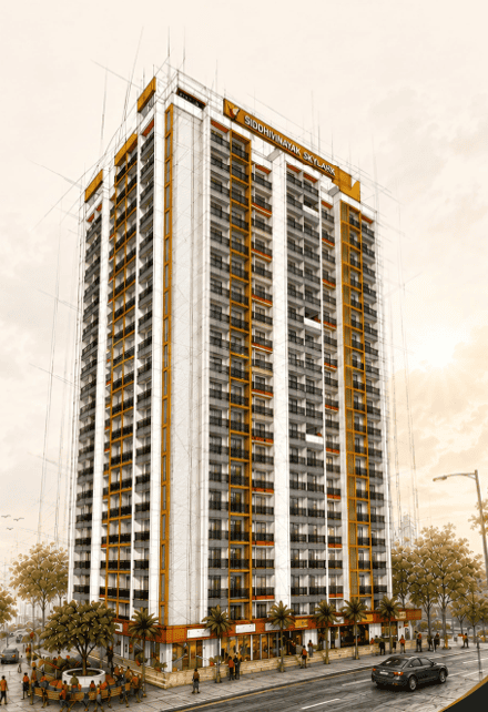 Siddhivinayak Skylark, Kalyan - 1, 2 & 3 BHK Flat Starting from @ ₹45 Lakh *
