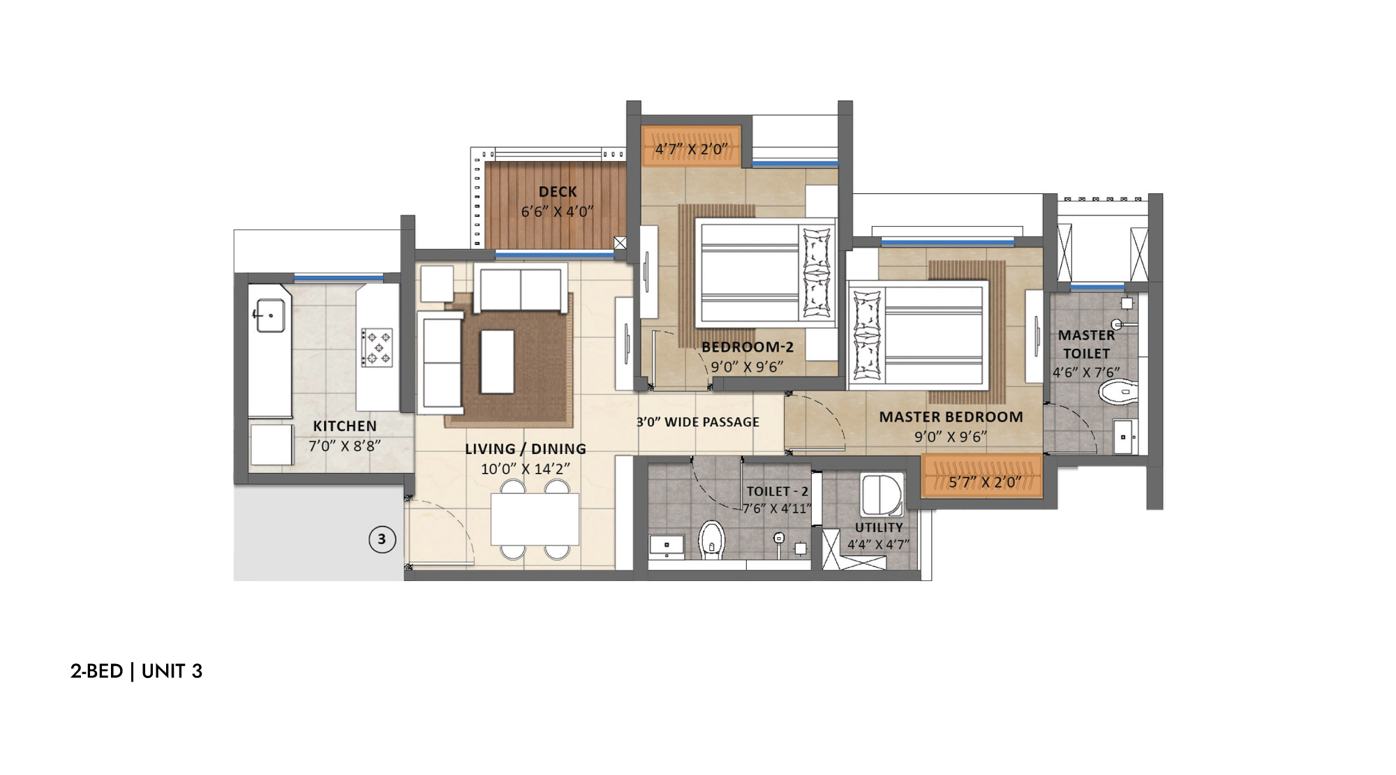 Lodha Premier, Dombivli - 2.5 BHK flat in resale @ ₹1.25 Cr