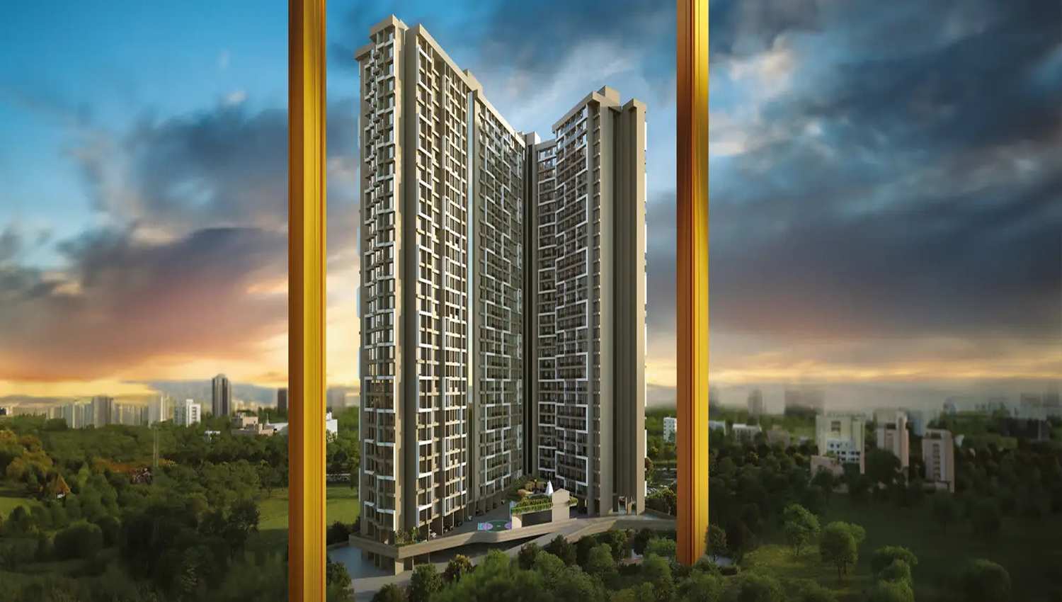 Bhoomi Castle by Gajra Group at Shilphata Junction – Premium 1 & 2 BHK Homes Near Navi Mumbai
