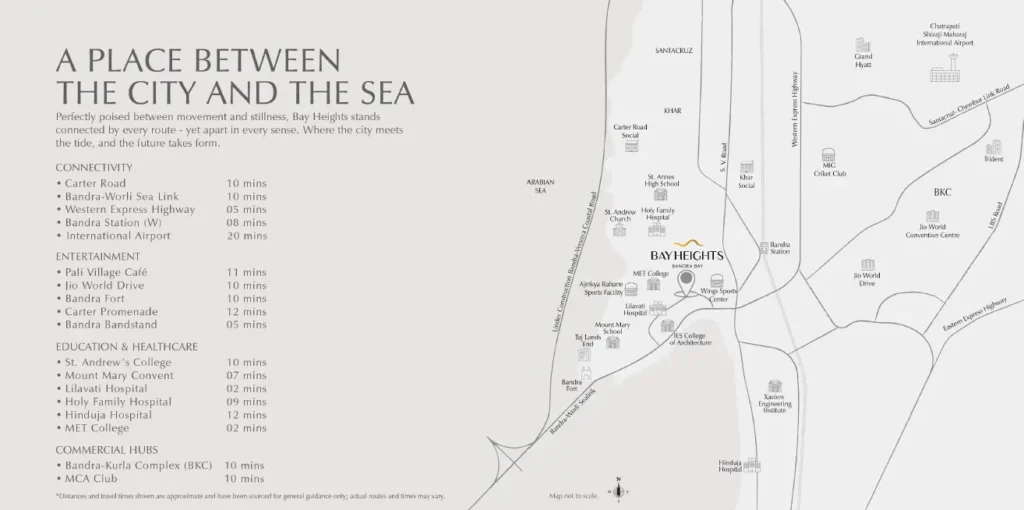 Hiranandani Bay Heights Location Map - amra property