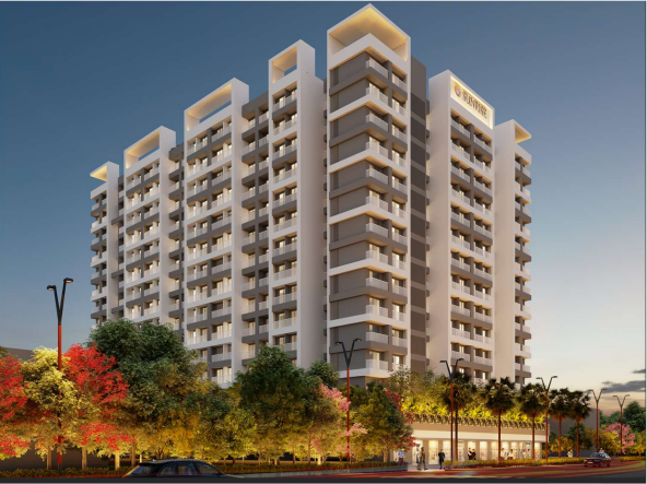 Sunrise Crestview, Diva East â€“ 1 & 2 BHK Flat Starting â‚¹34 Lakh