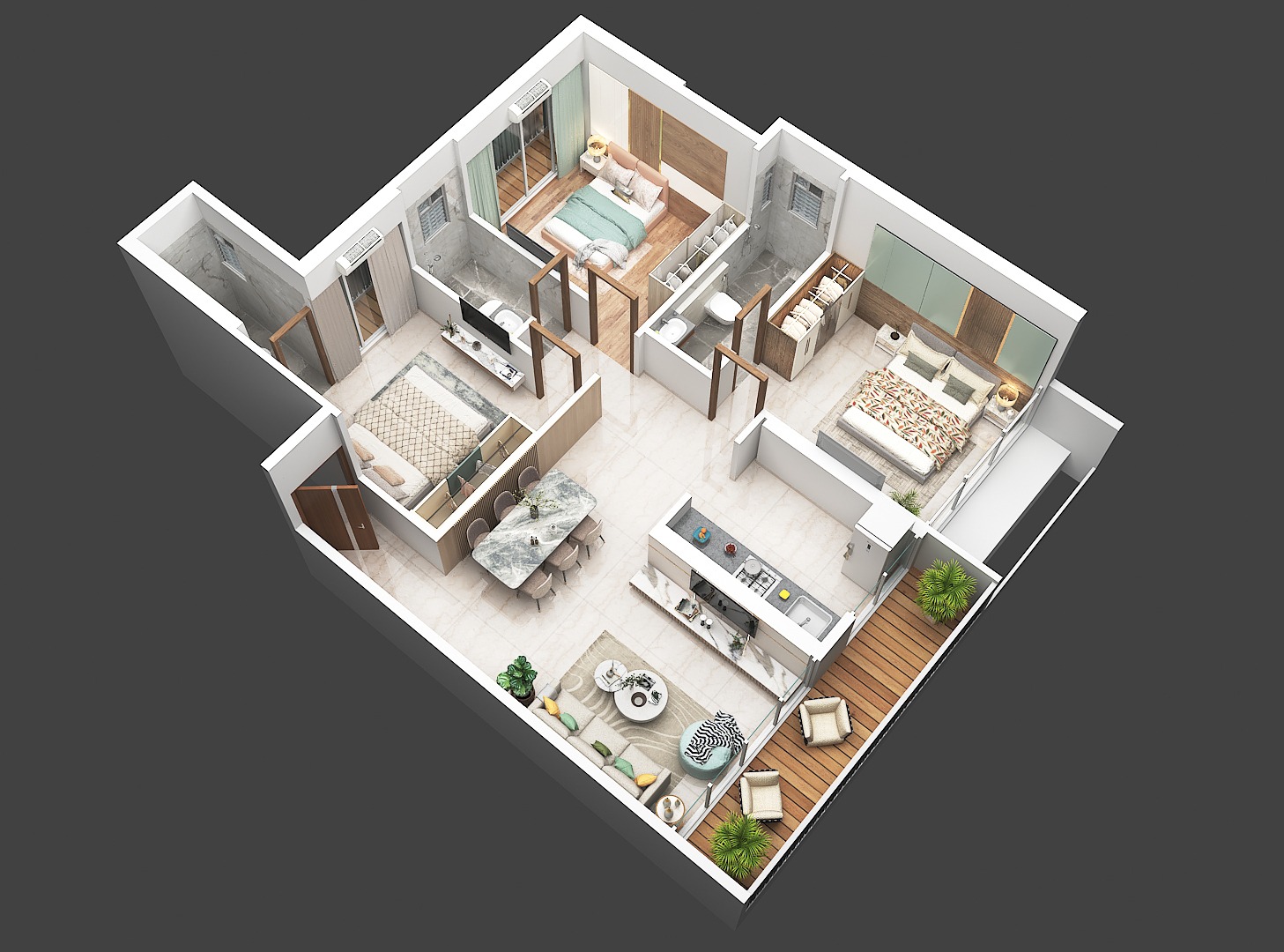 Neel Amplus, Kharghar – 2 & 3 BHK Flats Start @ ₹1.20 Cr